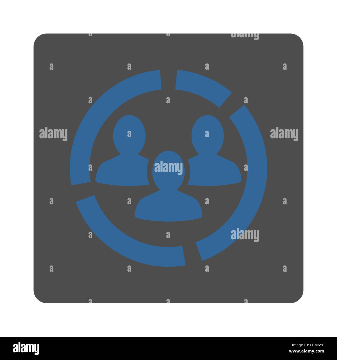 Demography diagram icon Stock Photo - Alamy