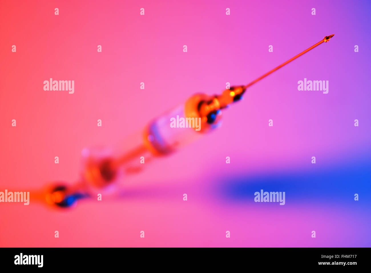 old glass syringe Stock Photo Alamy