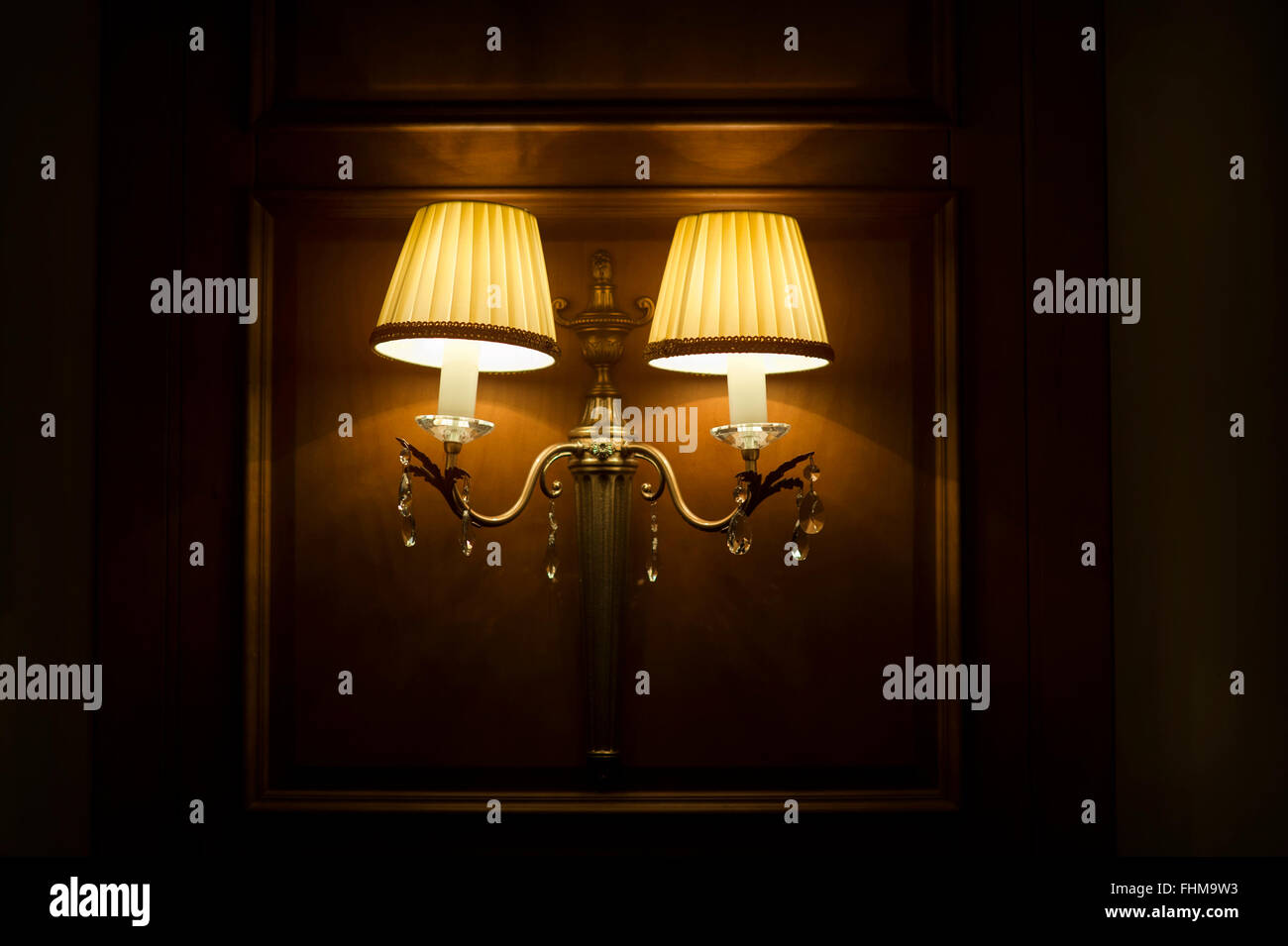 vintage elegant wall lamp Stock Photo Alamy