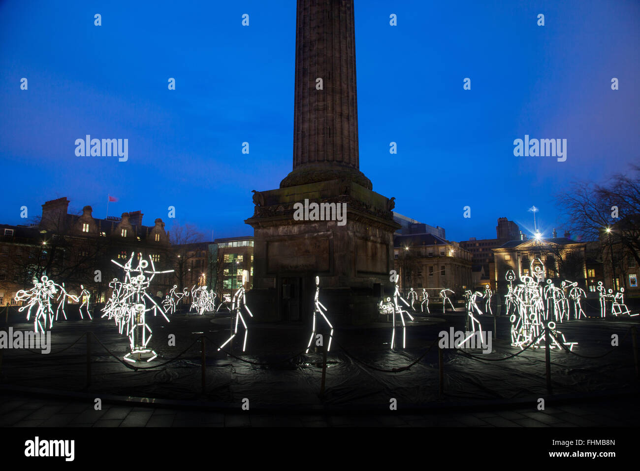 Keyframes, St Andrews Square, Edinburgh, Scotland. Stock Photo