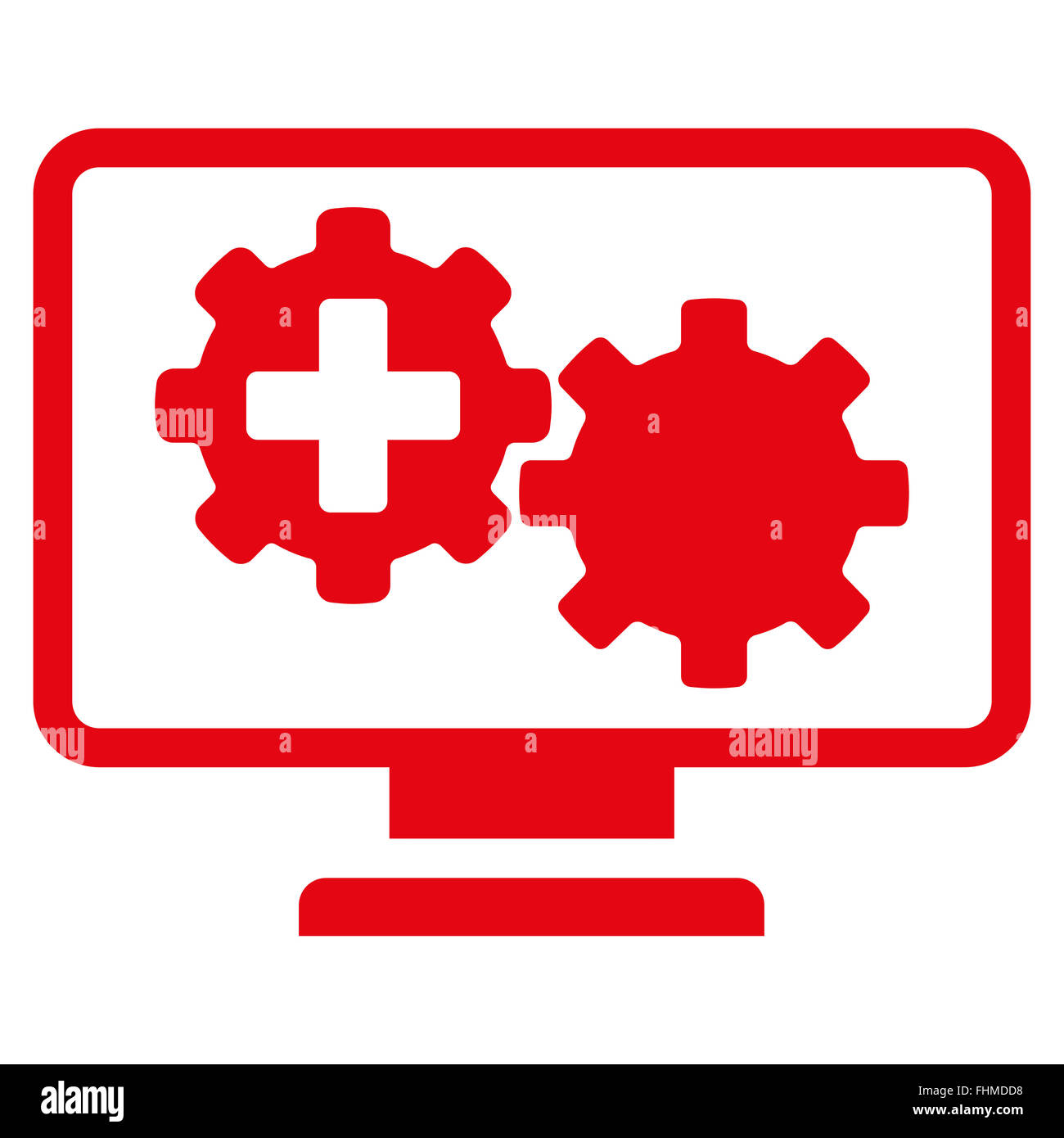 Medical Process Monitoring Icon Stock Photo Alamy