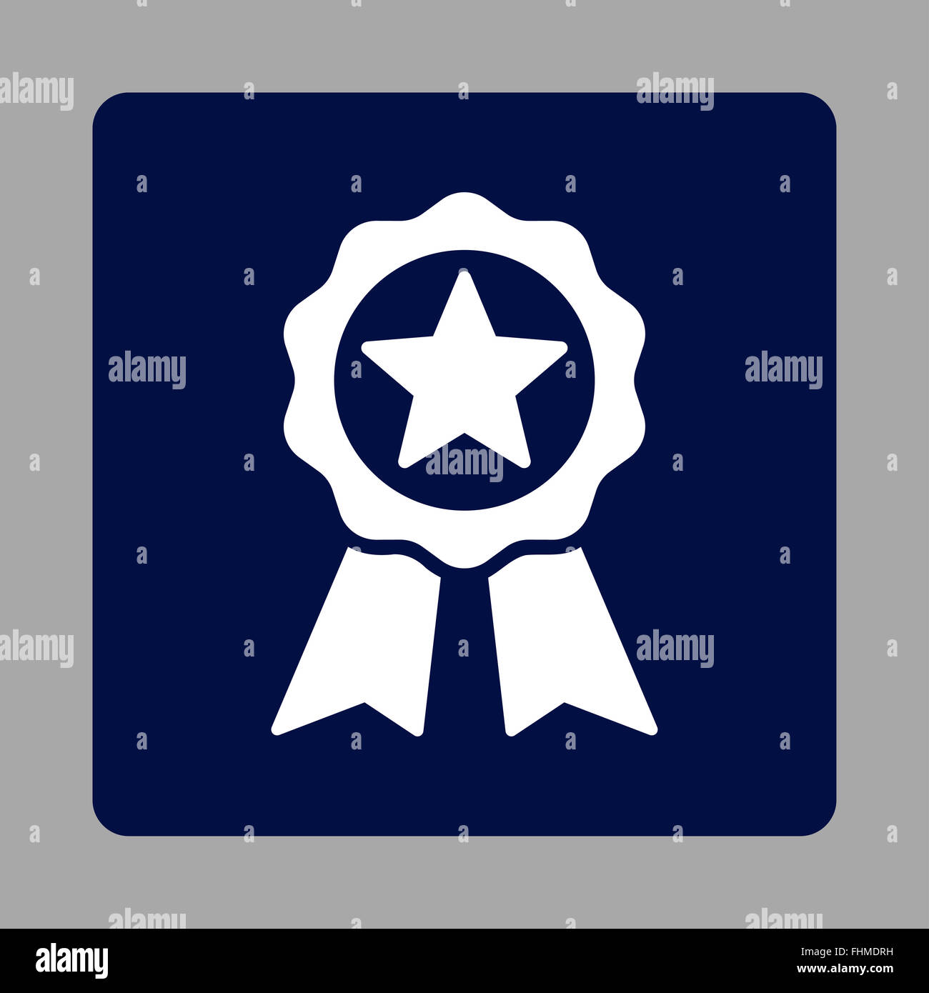 Certificate Stamp Rounded Square Button Stock Photo - Alamy