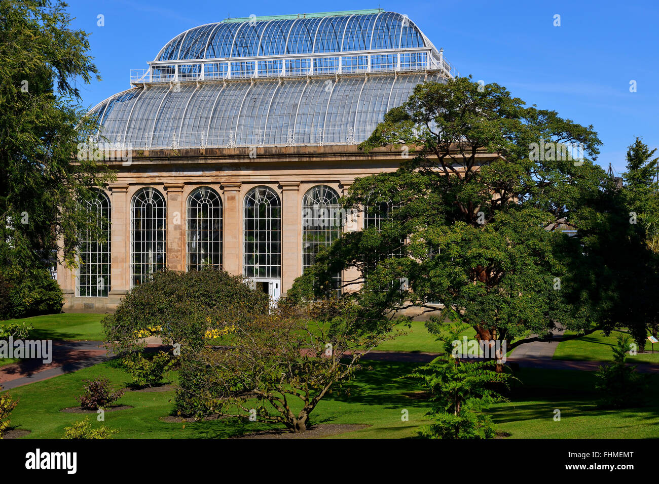Palm House And Glasshouse Royal Botanic Garden Edinburgh Scotland 