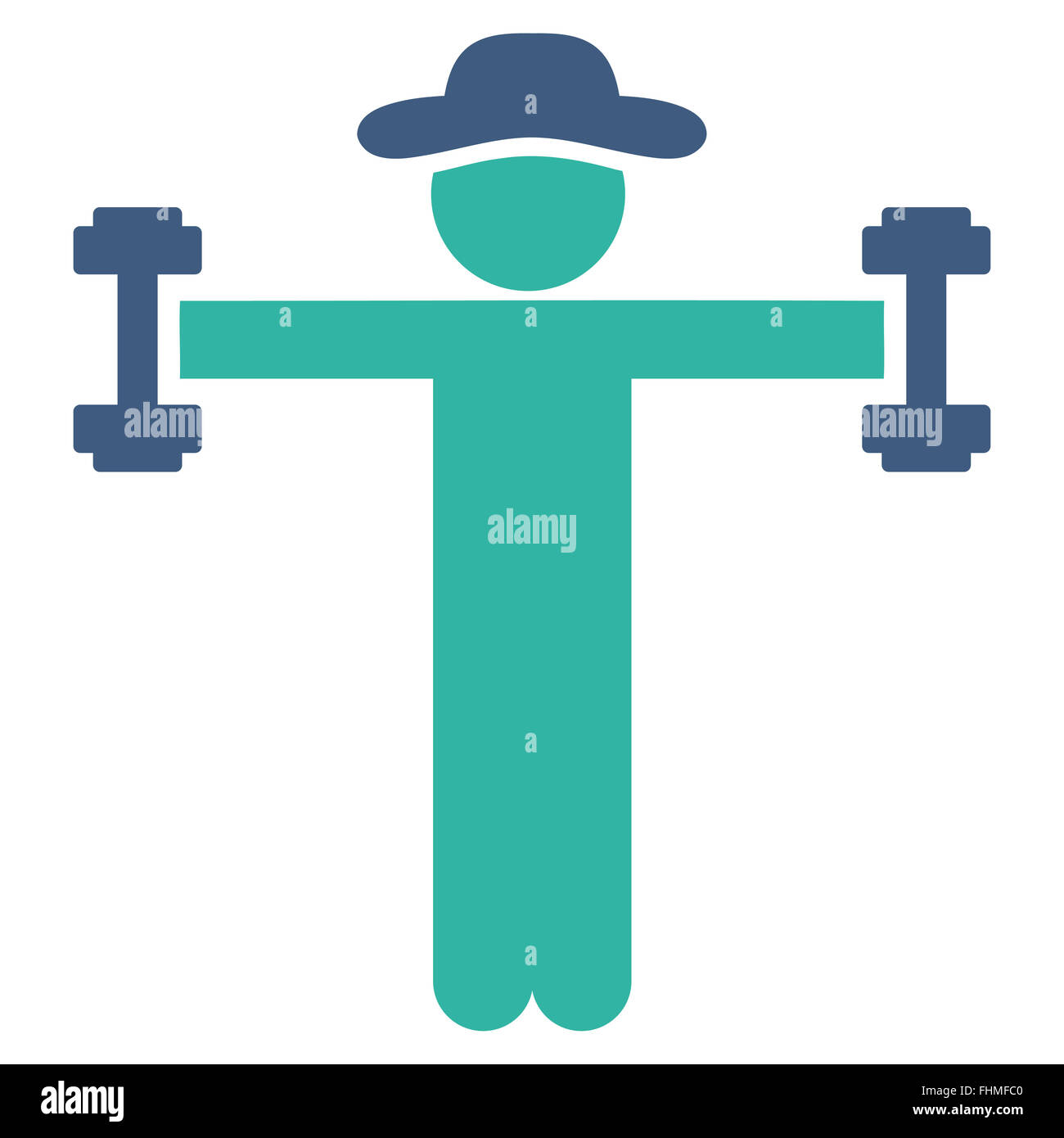 Male Fitness Icon Stock Photo - Alamy