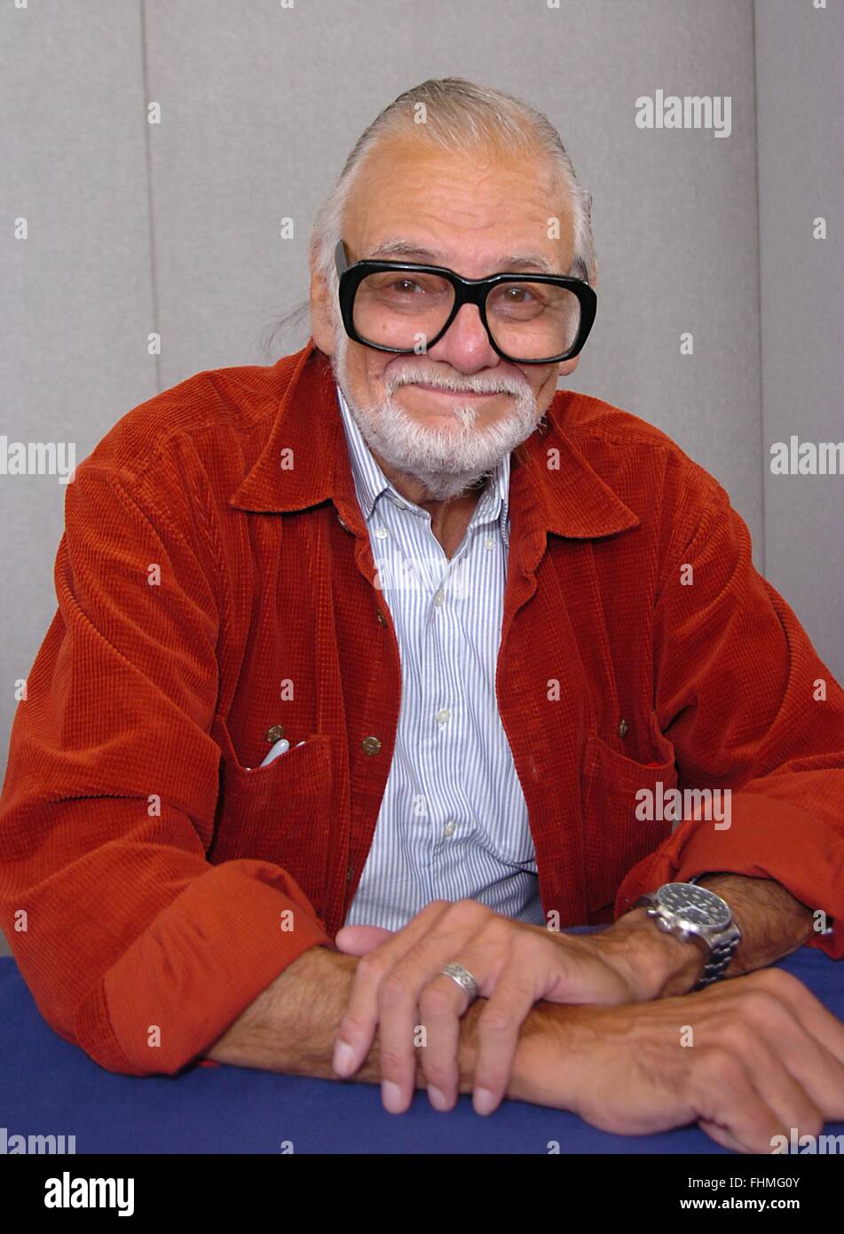 George A Romero at collectormania  12 Stock Photo