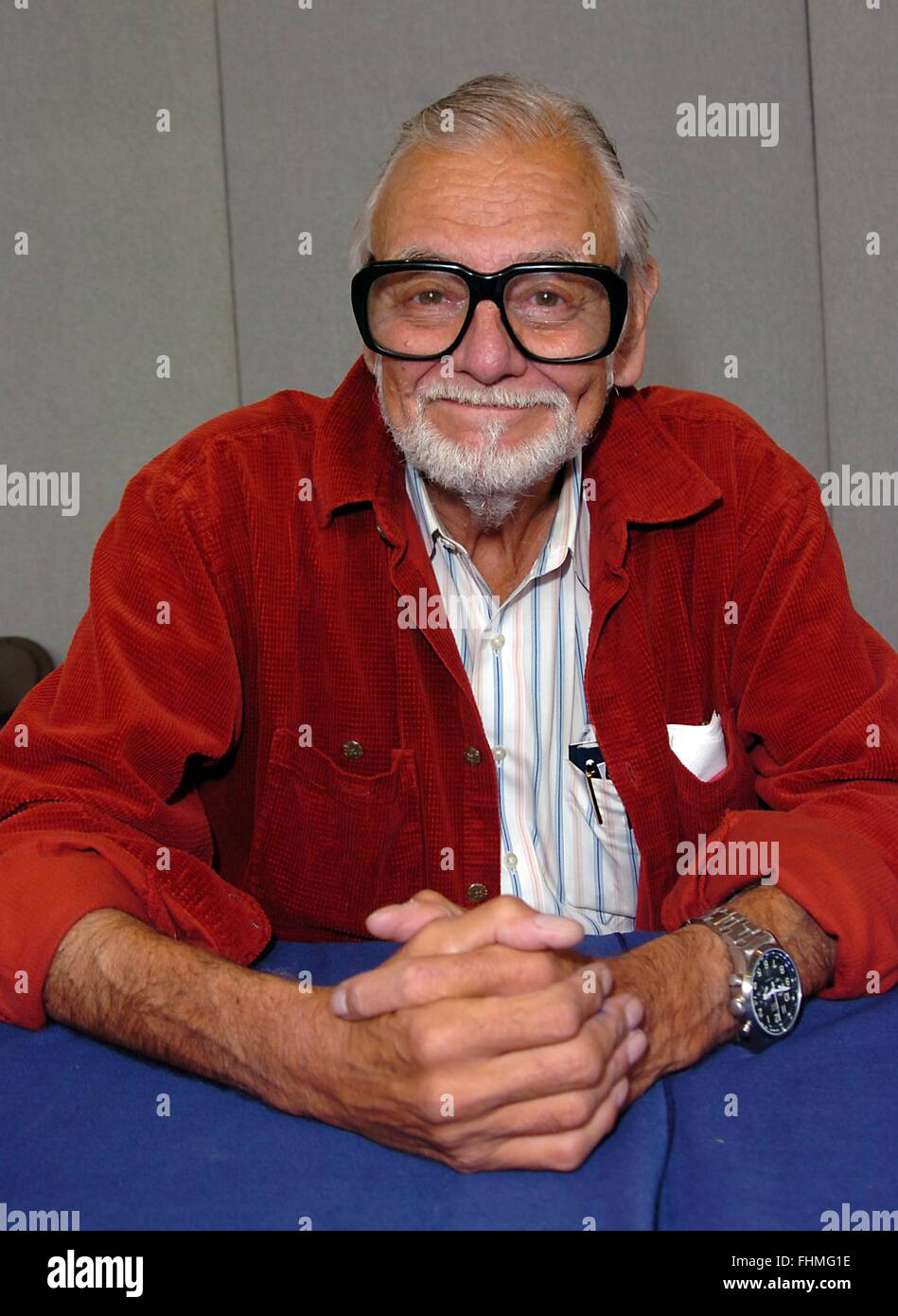 George A Romero at collectormania  12 Stock Photo