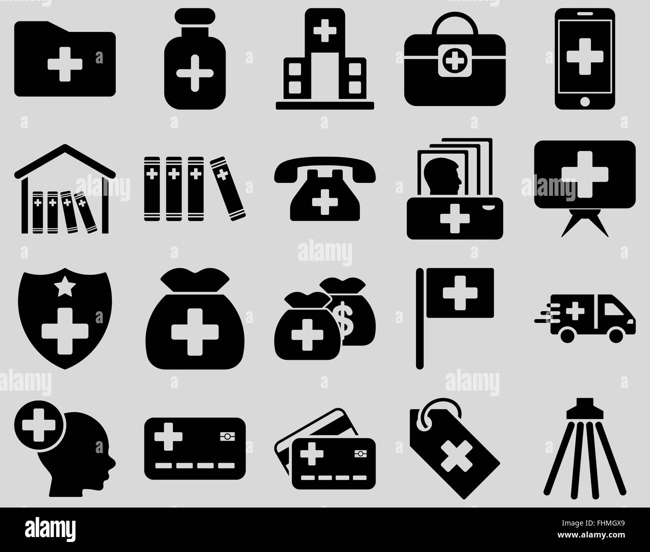 Medical icon set Stock Photo Alamy