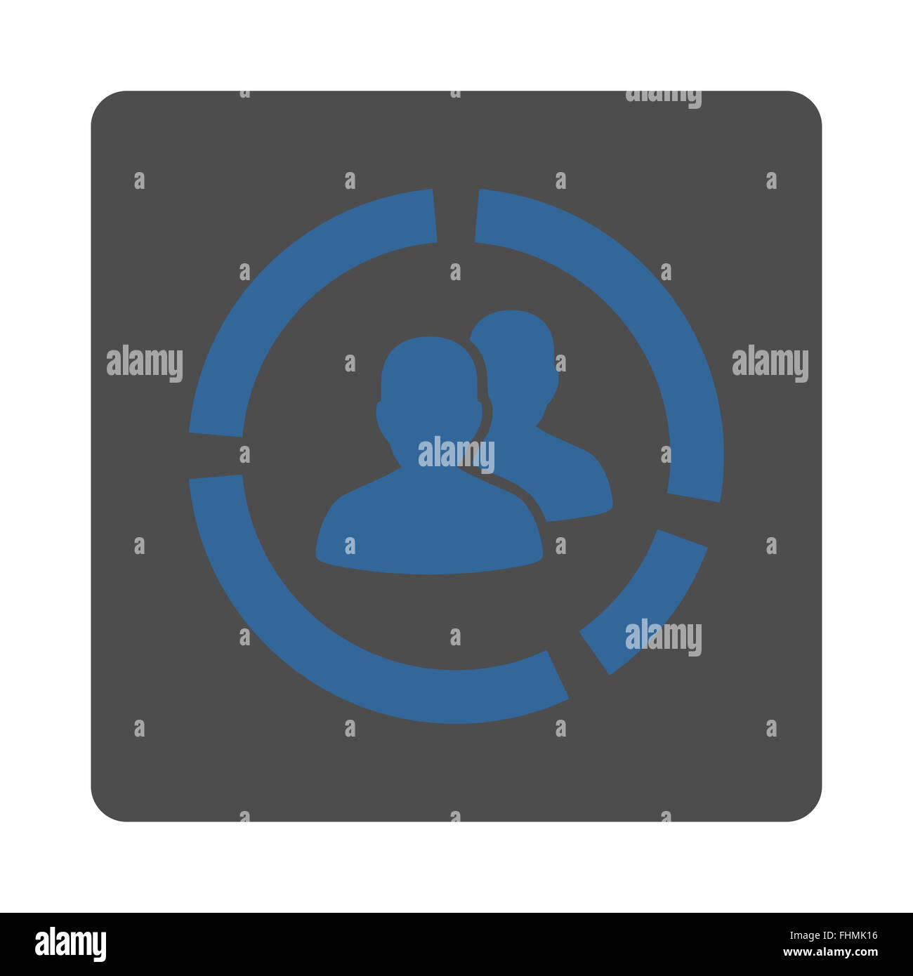 Demography Diagram Icon Stock Photo - Alamy