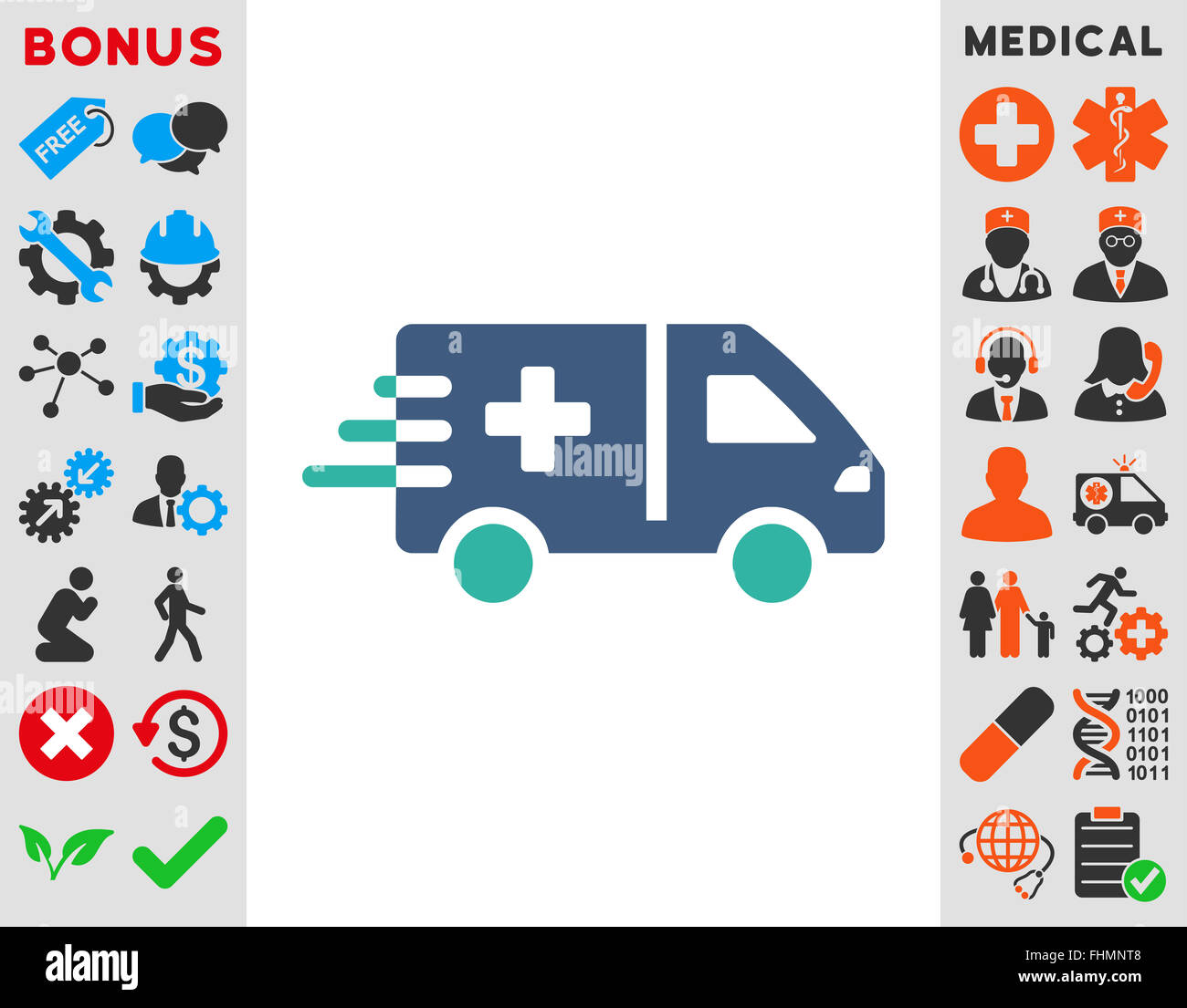 Emergency Car Icon Stock Photo Alamy