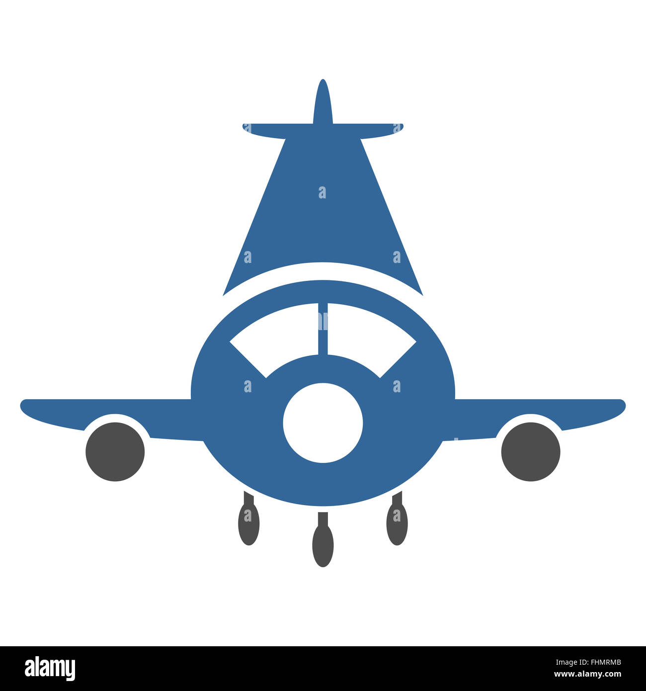 Cargo Plane Flat Icon Stock Photo - Alamy