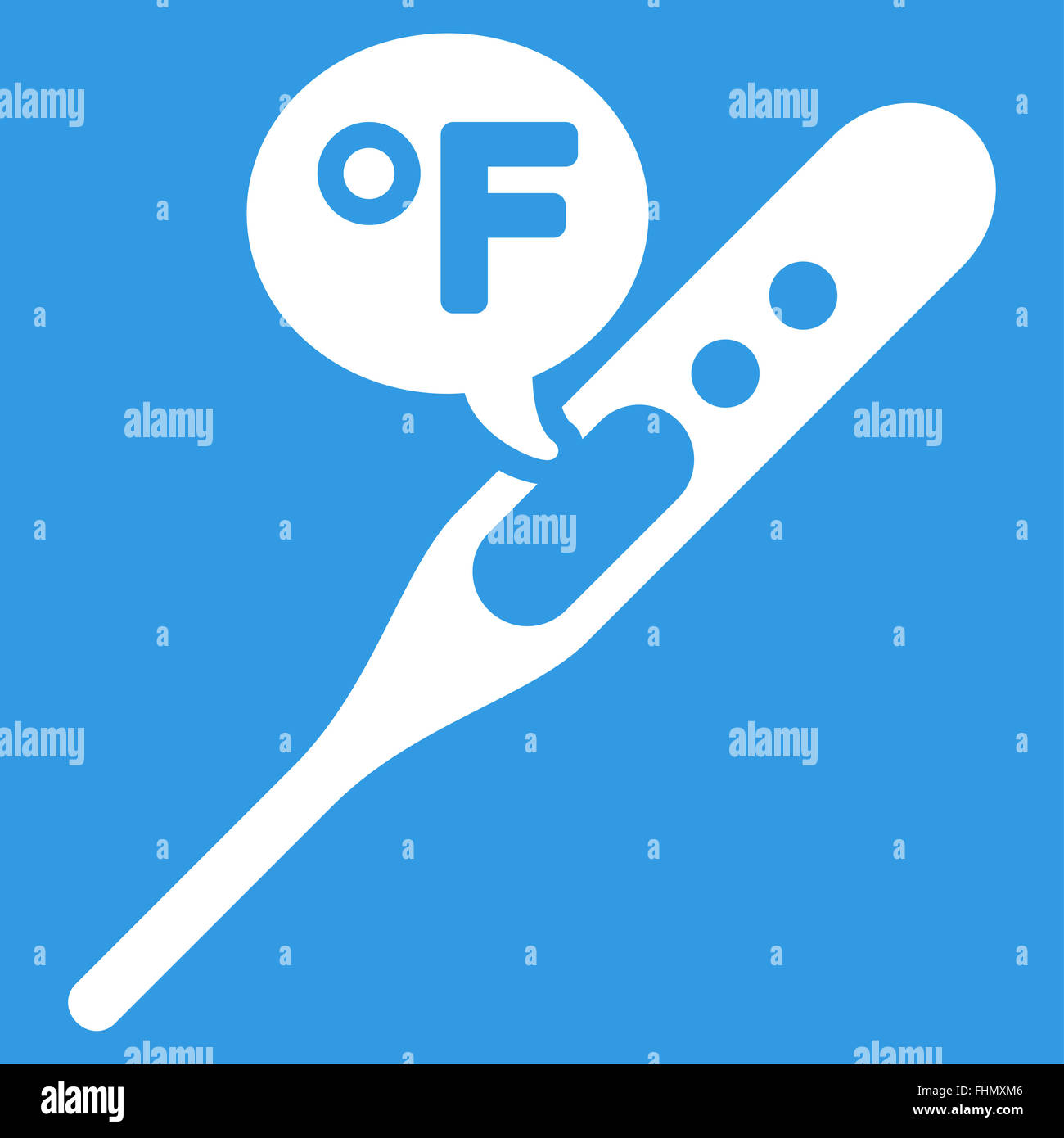 Fahrenheit Temperature Icon Stock Photo Alamy