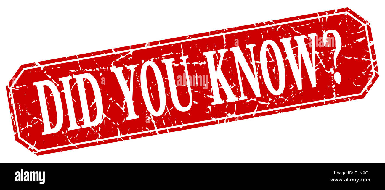 Know! square isolated sign hi-res stock photography and images - Alamy