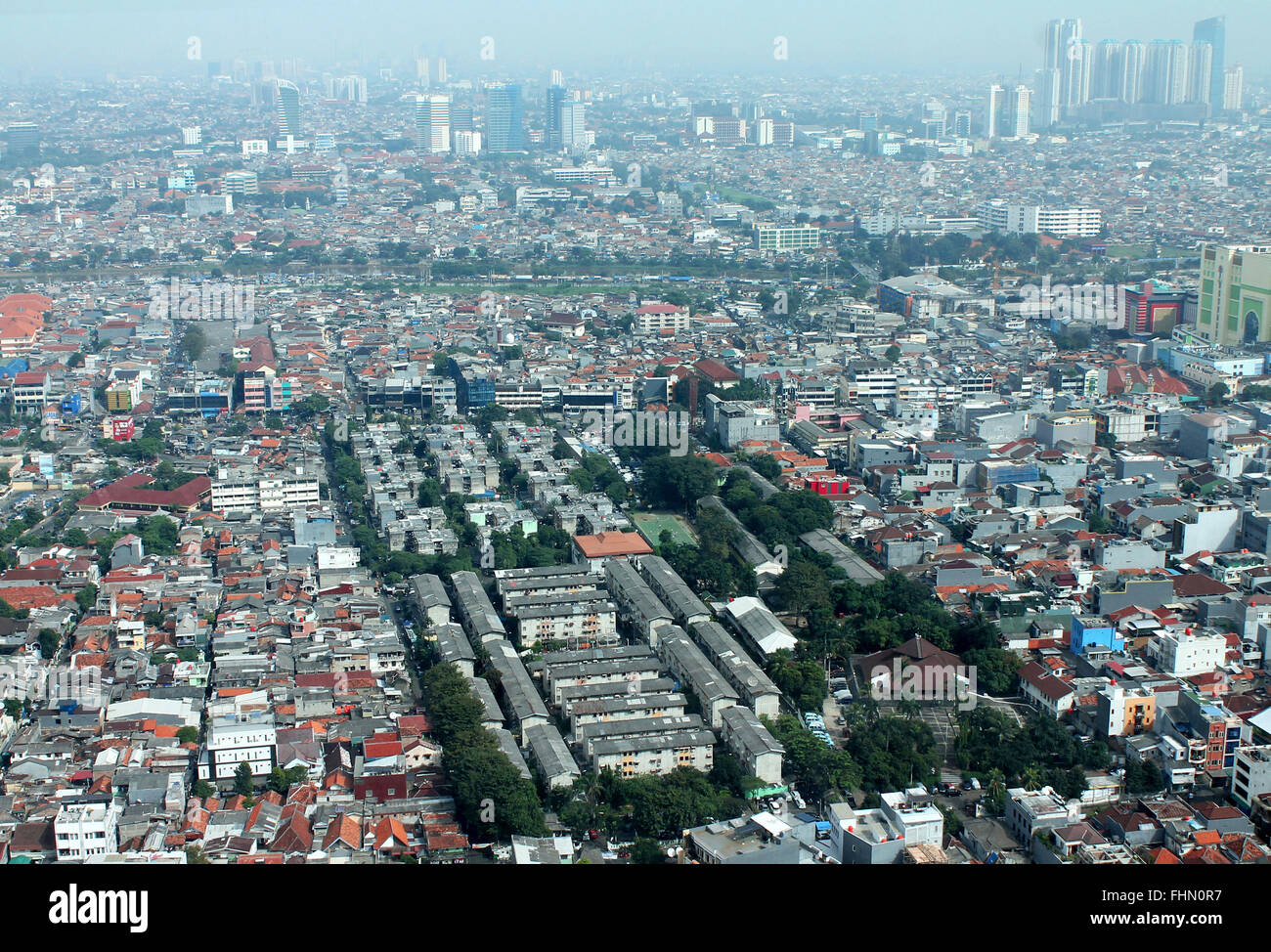 Jakarta, Indonesia. 19th June, 2014. The view from inside the building