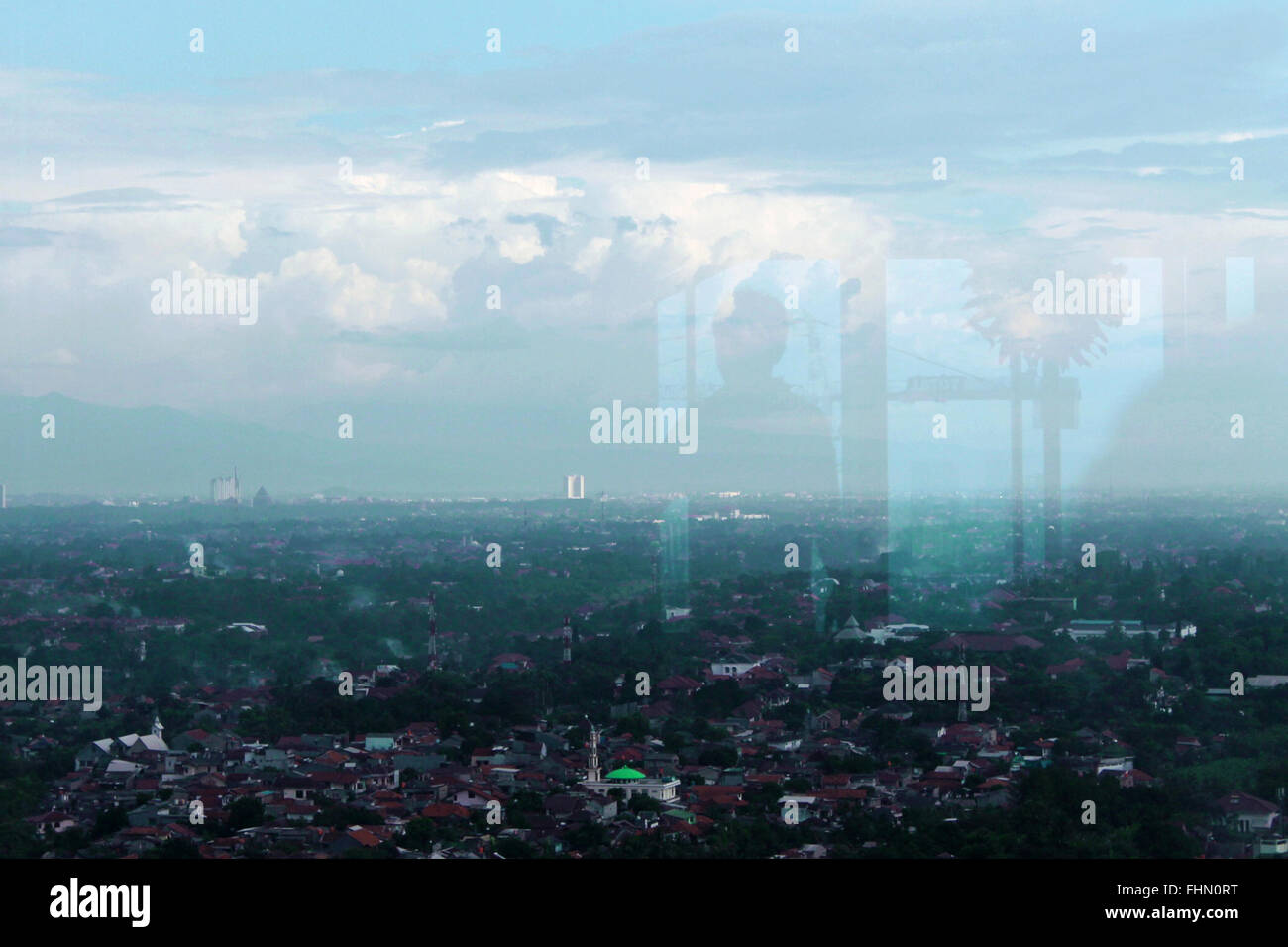 Jakarta, Indonesia. 17th Mar, 2013. The view from inside the building