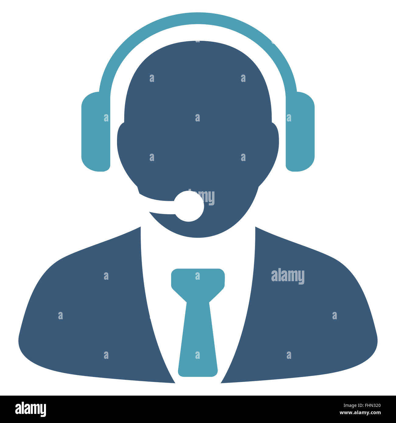 Support Manager Icon Stock Photo - Alamy