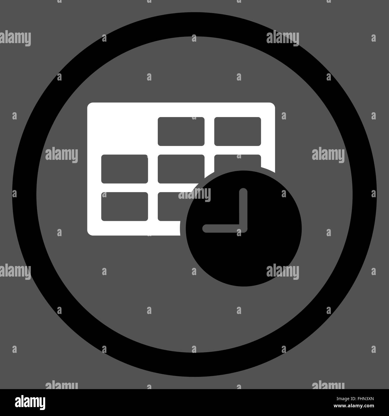Date And Time Icon Stock Photo - Alamy