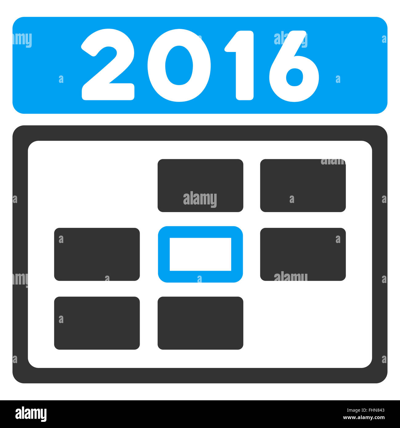 2016 Date Icon Stock Photo - Alamy