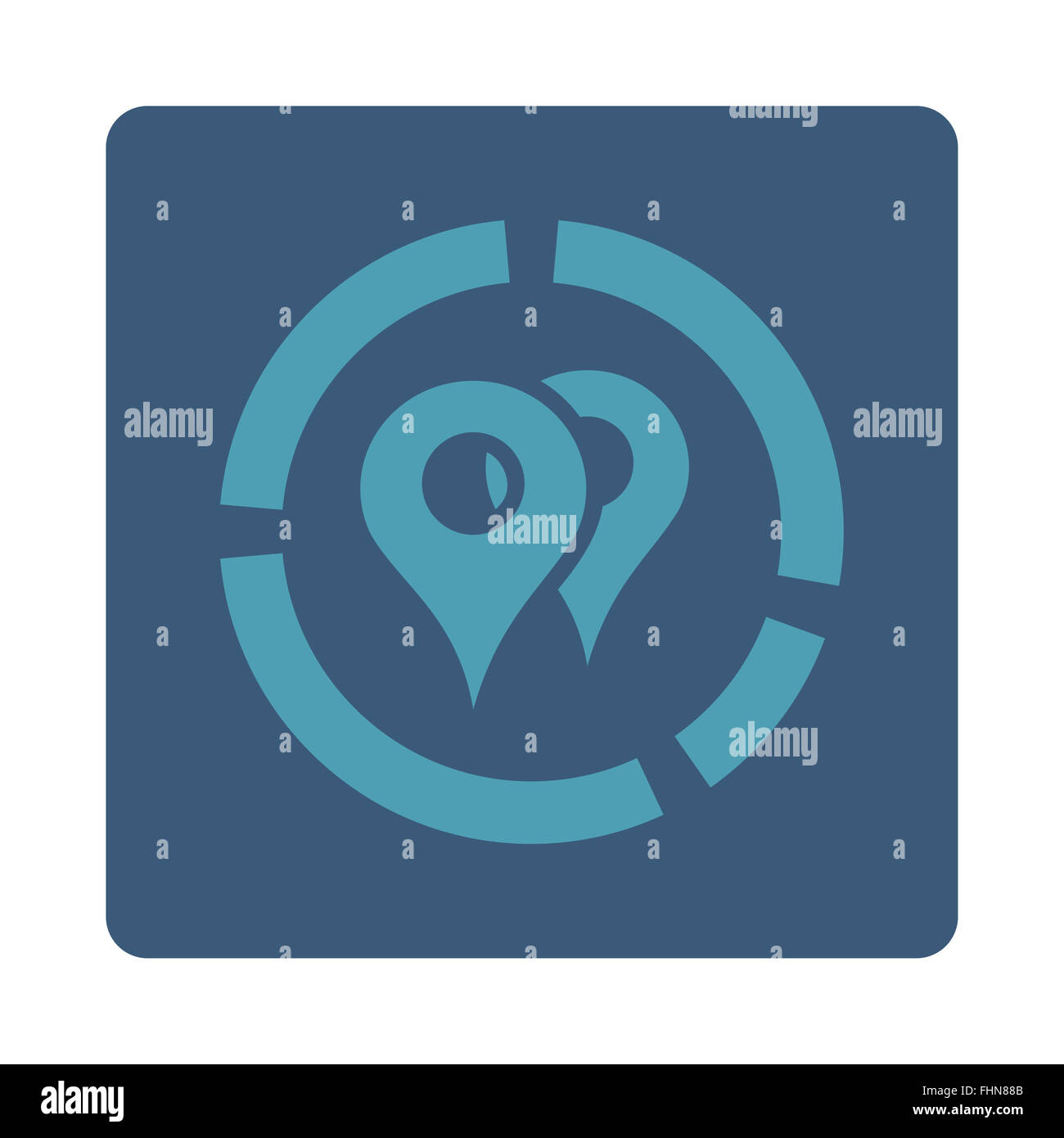 Geo Diagram Icon Stock Photo - Alamy
