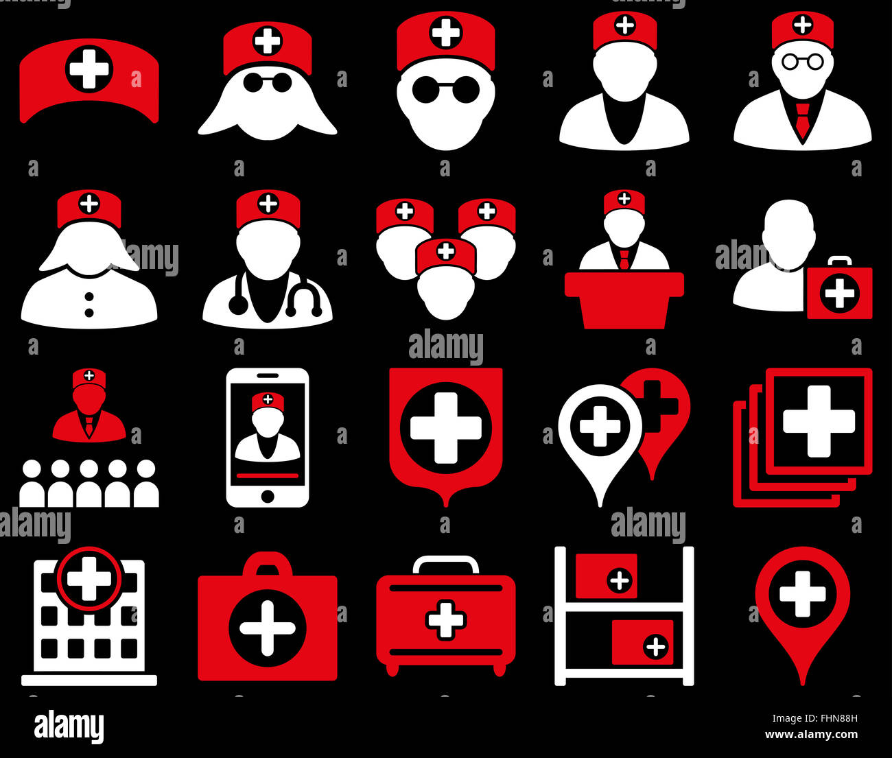 Medical icon set Stock Photo - Alamy
