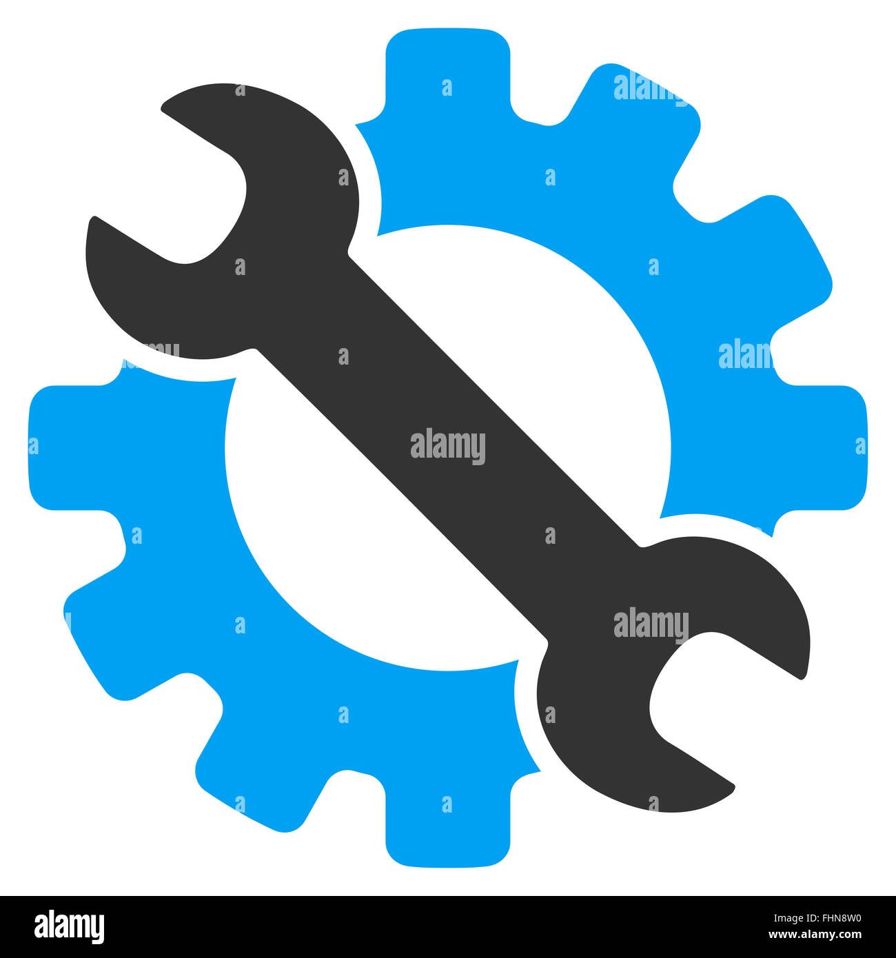 Service Tools Icon Stock Photo - Alamy