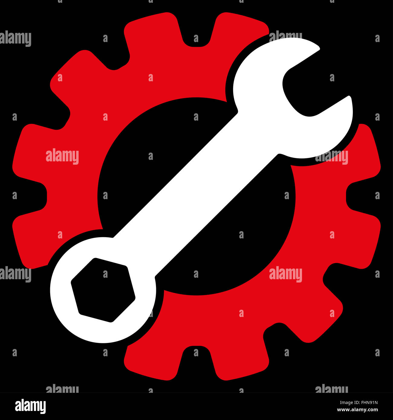 Service Tools Icon Stock Photo - Alamy