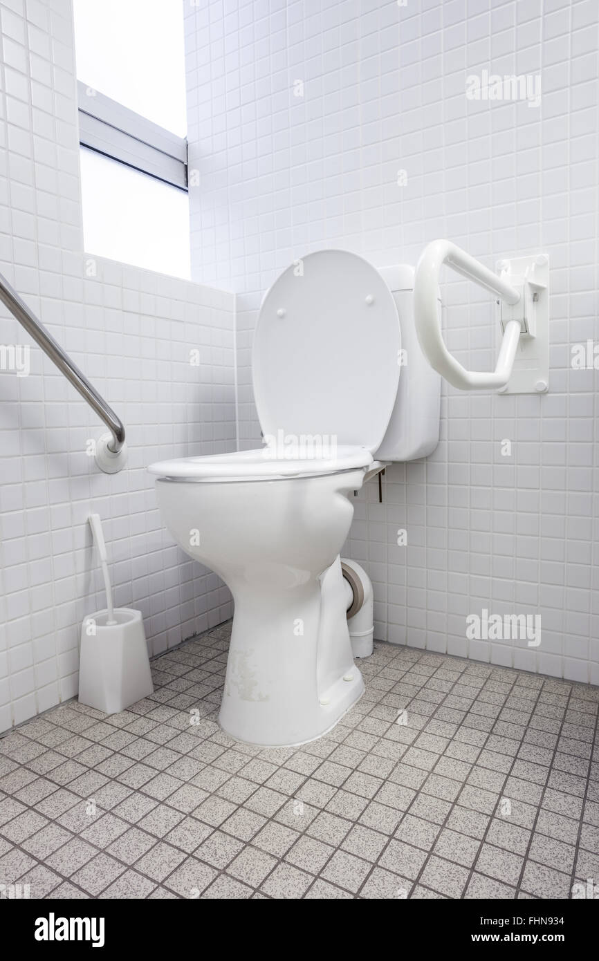 public disabled toilet in a large building Stock Photo Alamy