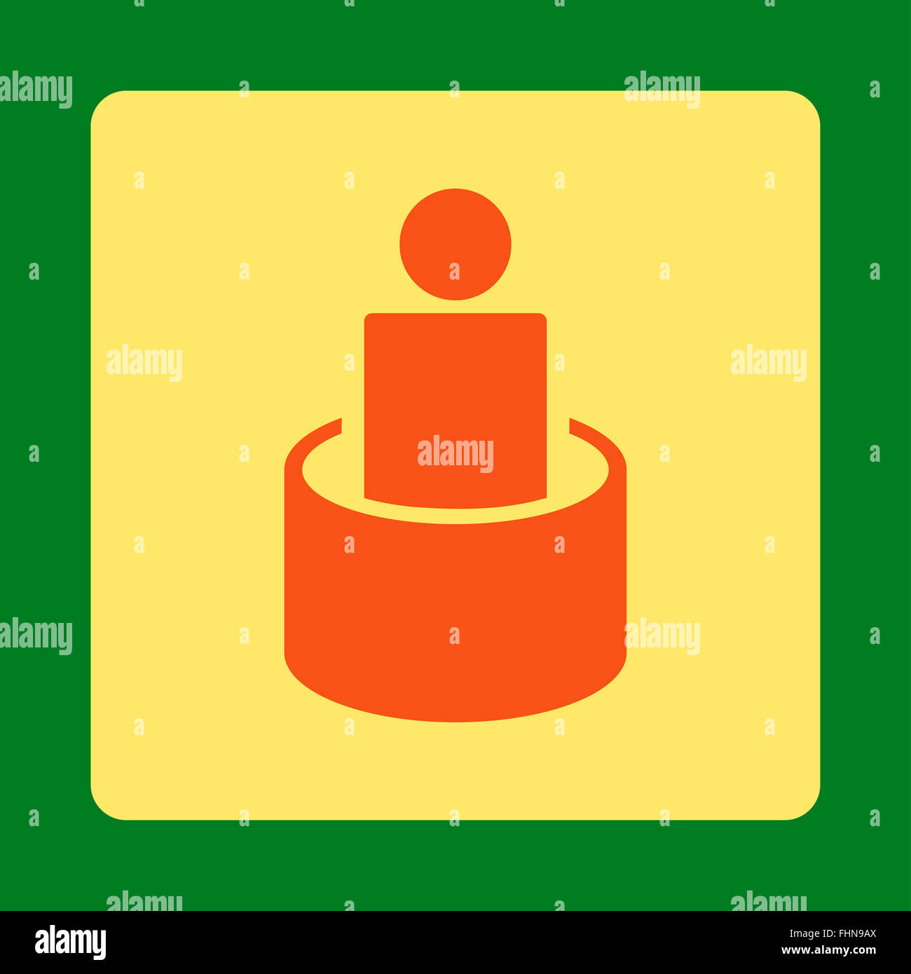 Patient Isolation Rounded Square Button Stock Photo - Alamy