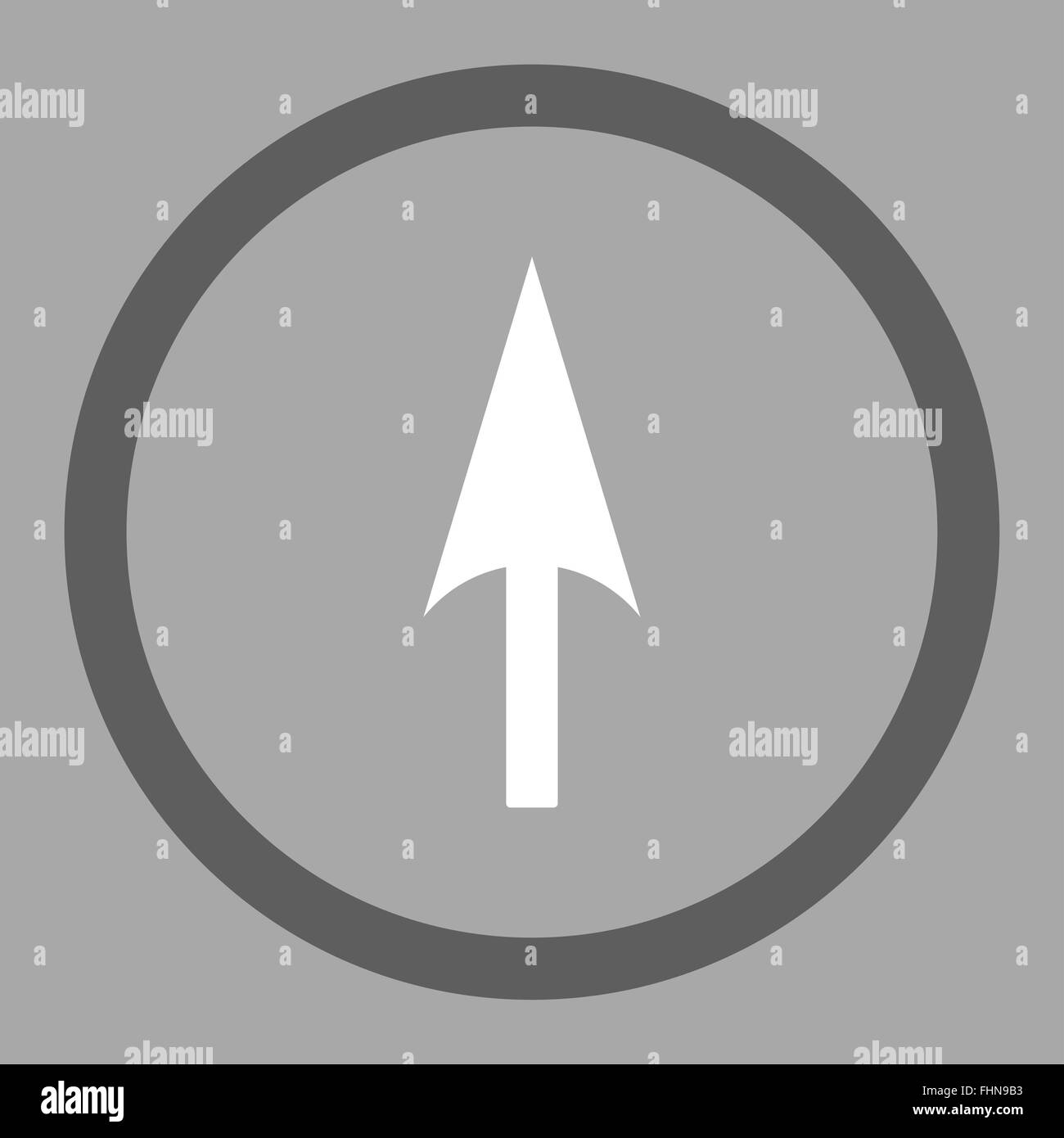 Arrow Axis Y flat dark gray and white colors rounded raster icon Stock ...