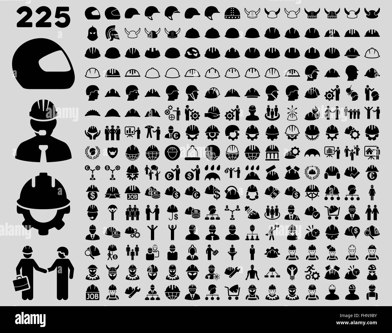 Worker Mechanic Helmet Safety Black And White Stock Photos Images Alamy