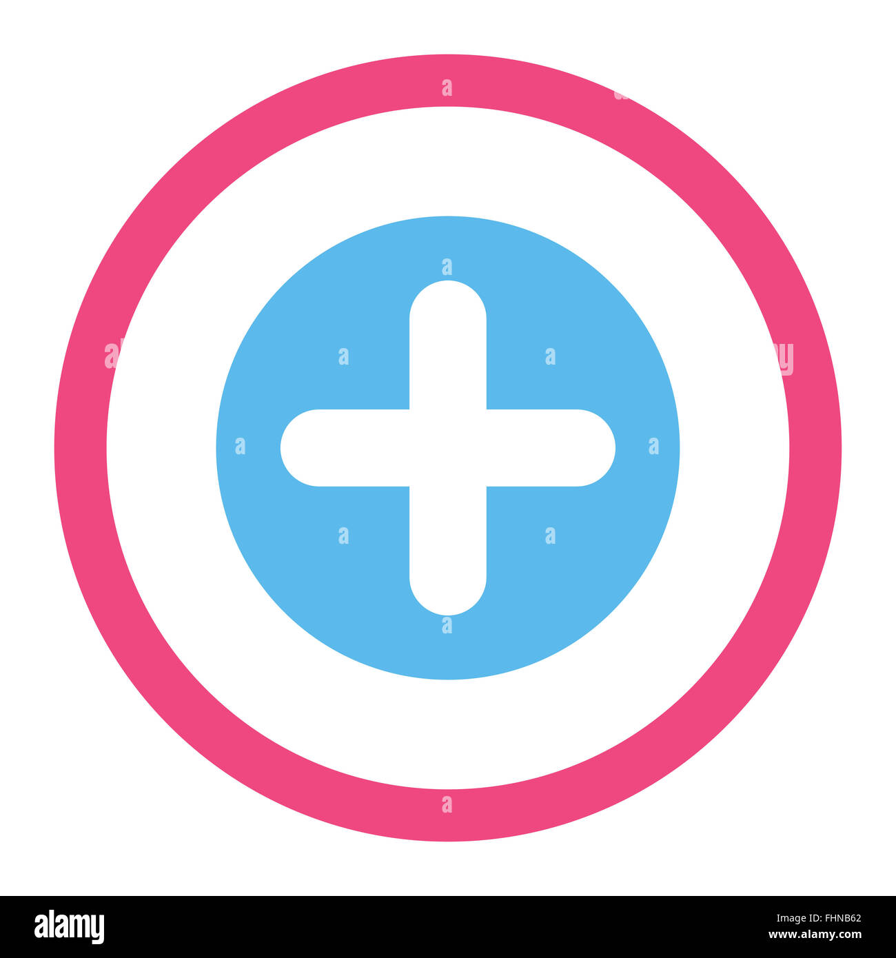 Create flat pink and blue colors rounded vector icon Stock Photo - Alamy