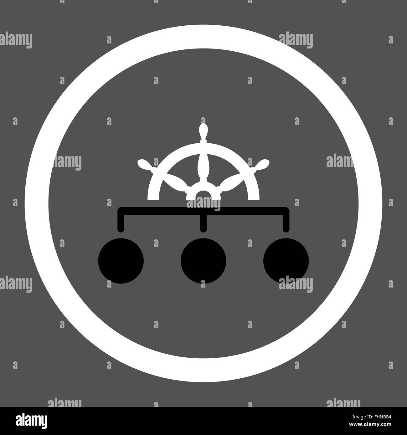 Rule flat black and white colors rounded glyph icon Stock Photo - Alamy
