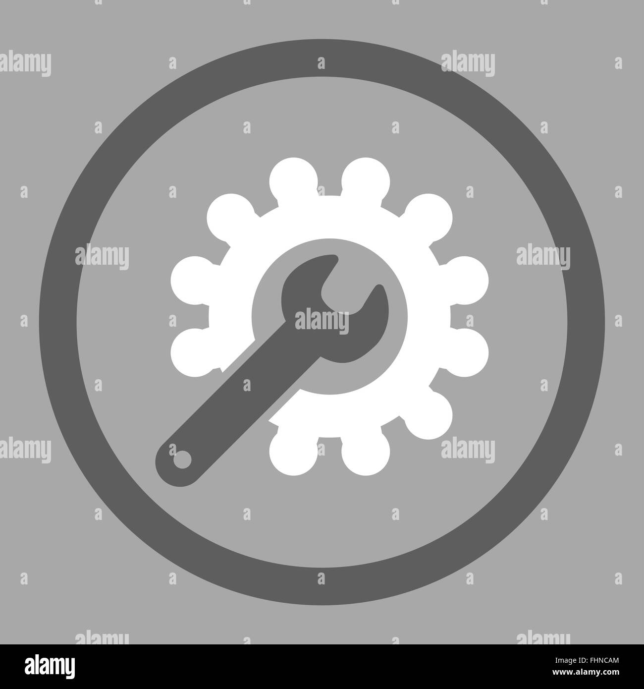 Customization flat dark gray and white colors rounded vector icon Stock ...