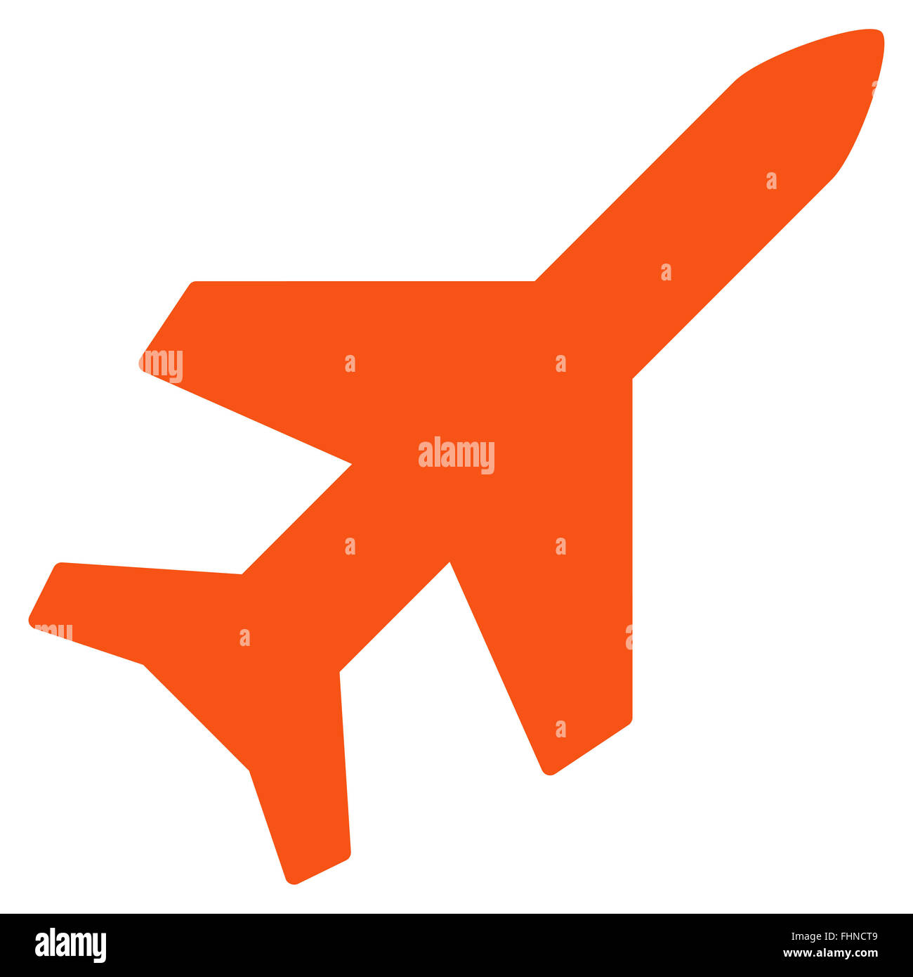 Orange aeroplane Cut Out Stock Images & Pictures - Alamy