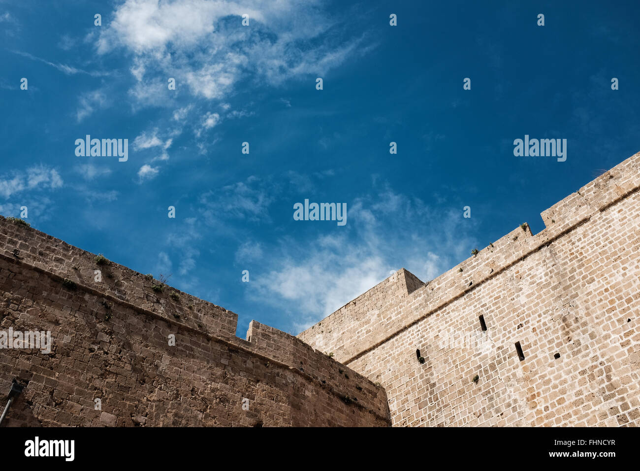 Acre, Israel. 25th February, 2016. The Hospitaller Fortress of Acre, first established by the