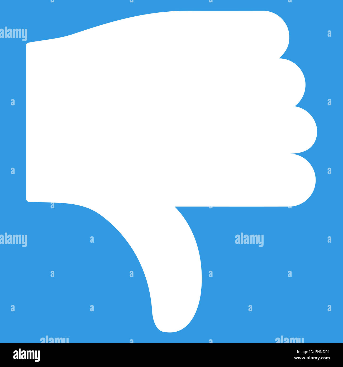 Thumb down icon from Basic Plain Icon Set Stock Photo - Alamy