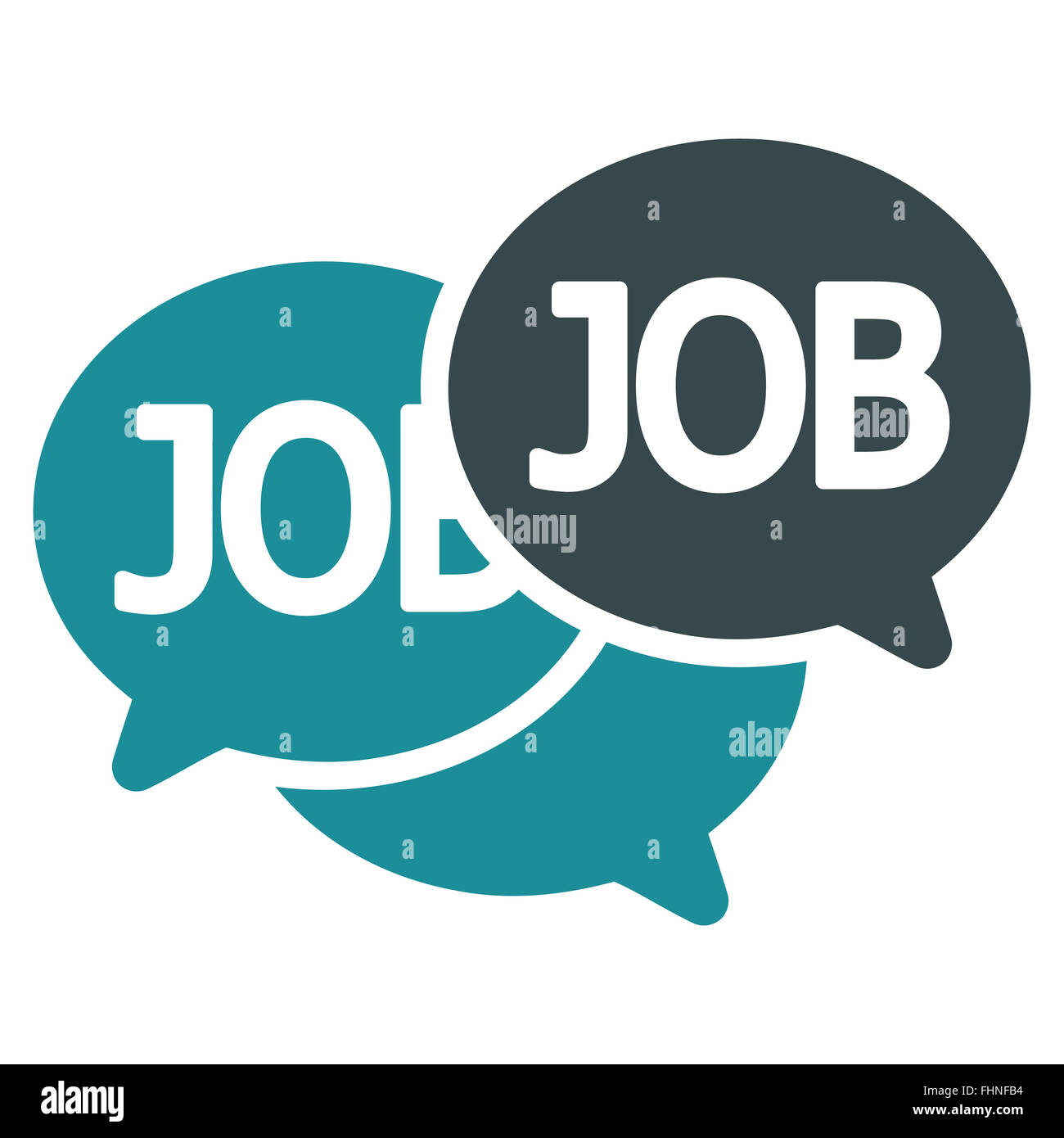 Labor Market icon from Business Bicolor Set Stock Photo - Alamy