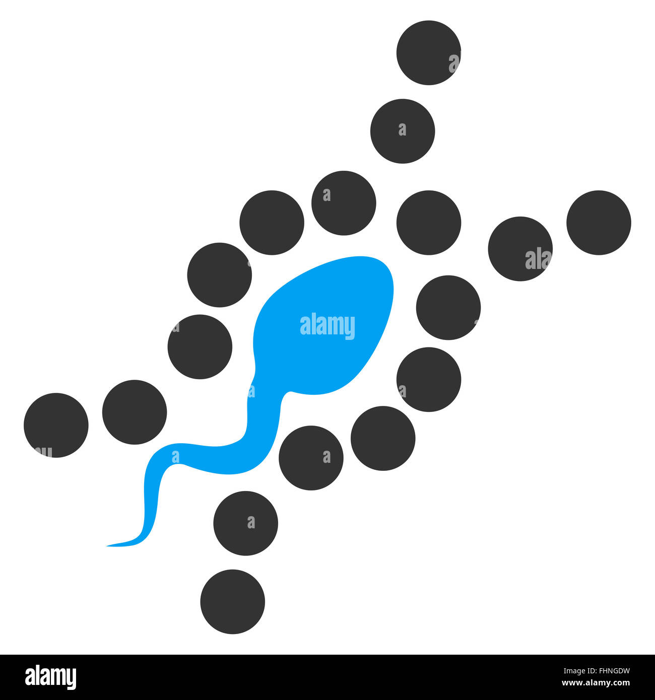 Dna Replication Icon Stock Photo - Alamy