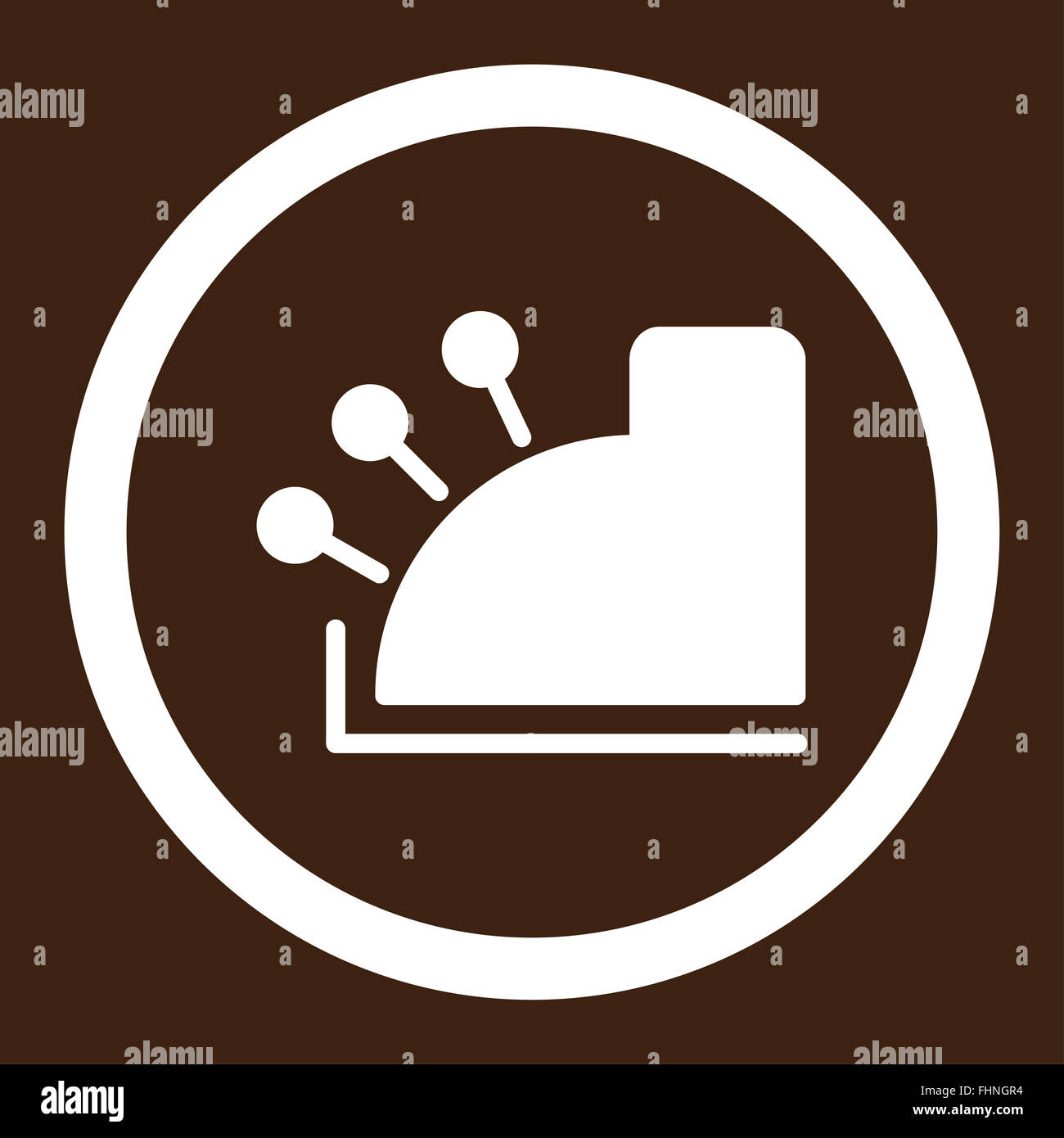 Cash Machine Rounded Vector Icon Stock Photo - Alamy