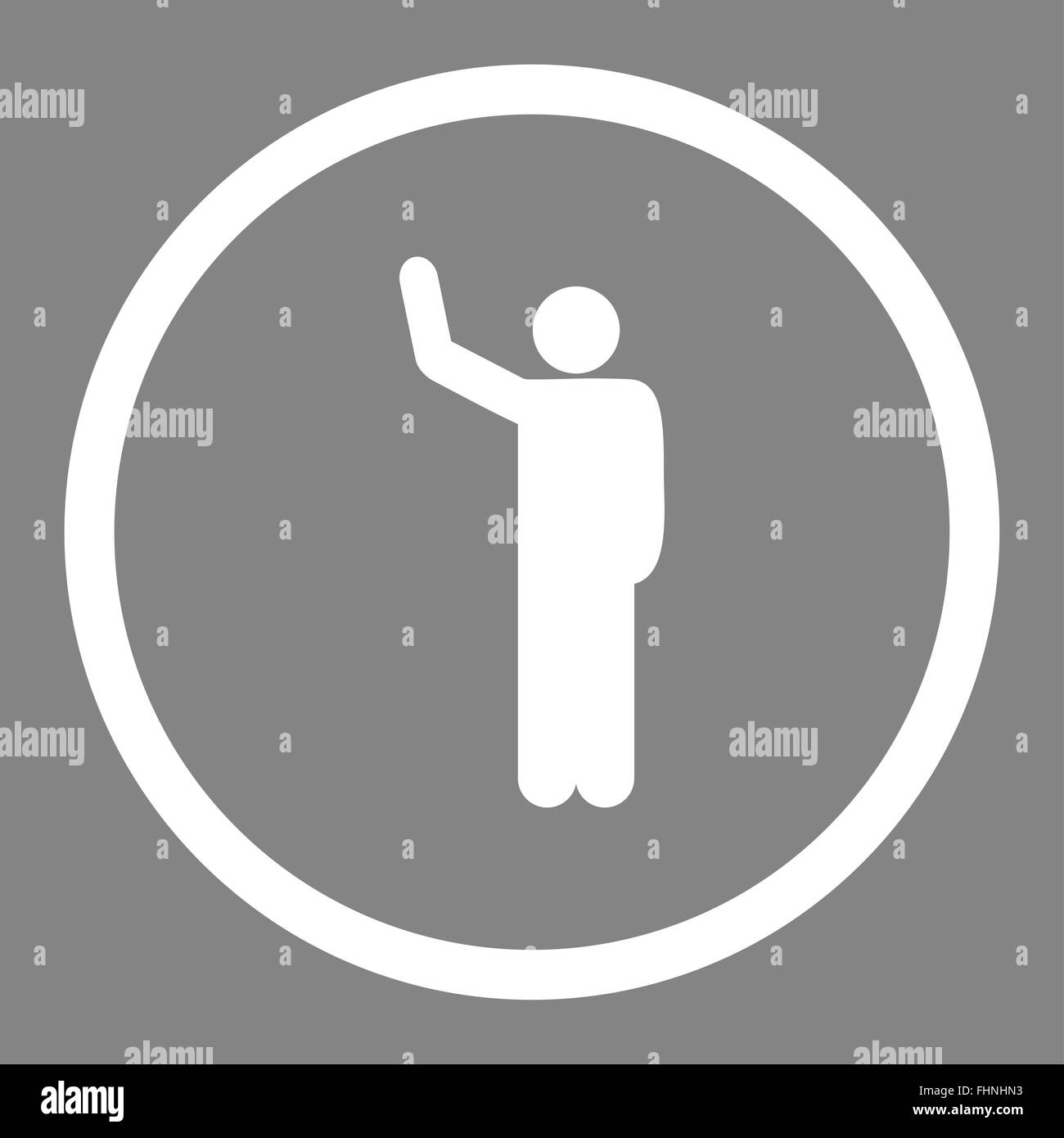 Boy hello icon Black and White Stock Photos & Images - Alamy