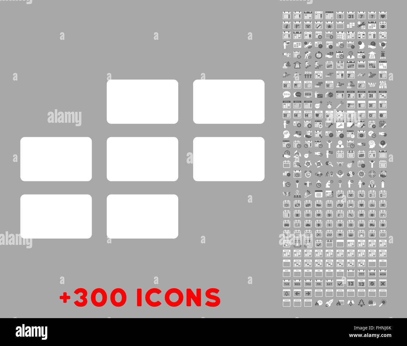 Organizer Grid Icon Stock Photo - Alamy