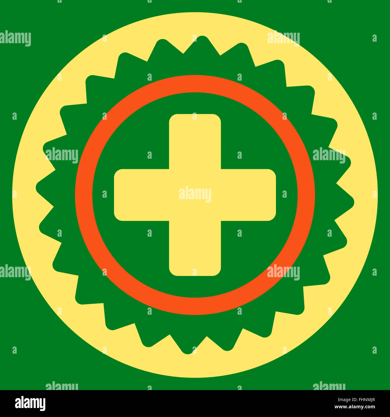 Medical Stamp Icon Stock Photo - Alamy