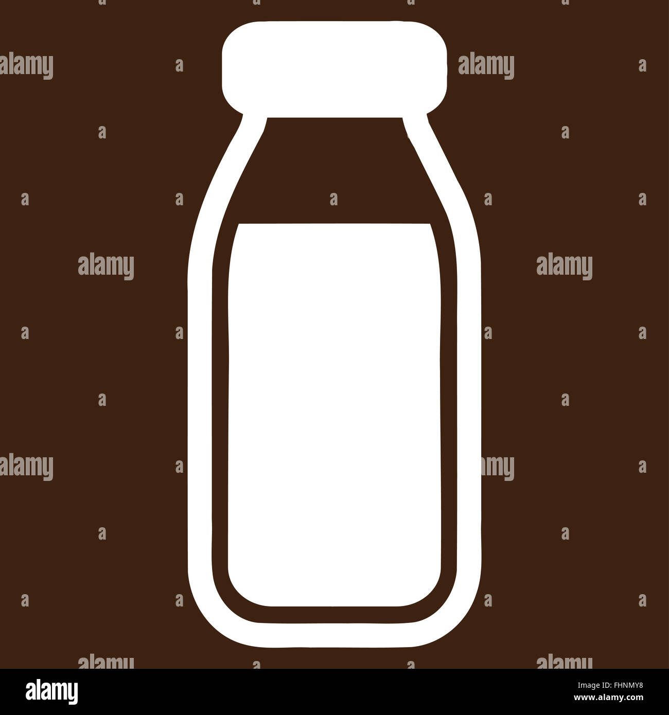 Full Bottle Icon Stock Photo - Alamy