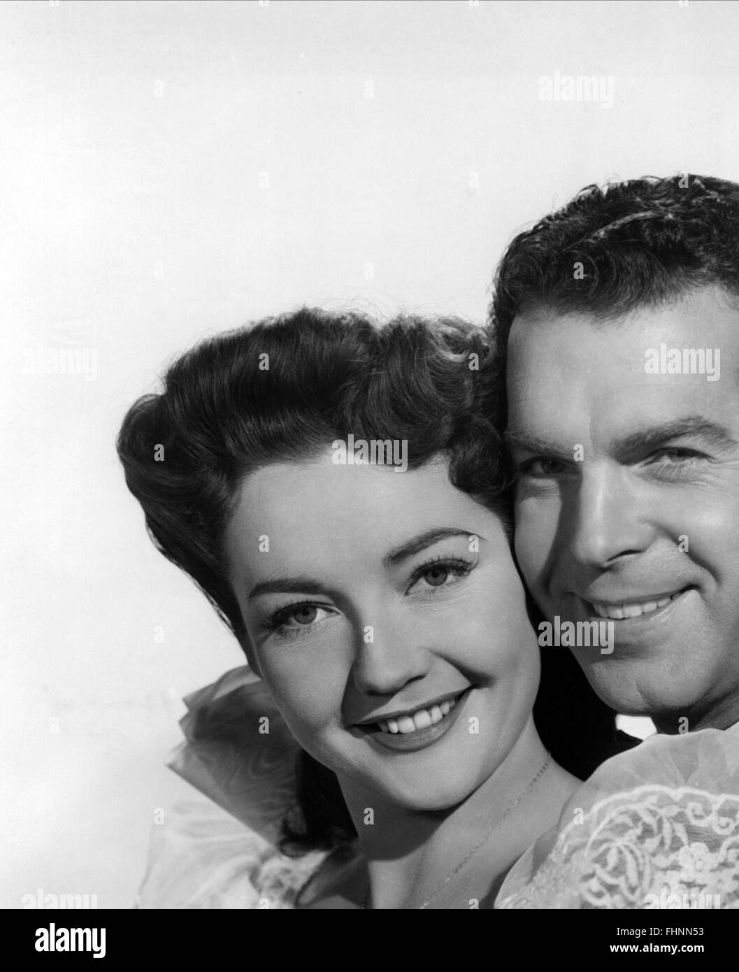 LYNN BARI, FRED MACMURRAY, CAPTAIN EDDIE, 1945 Stock Photo