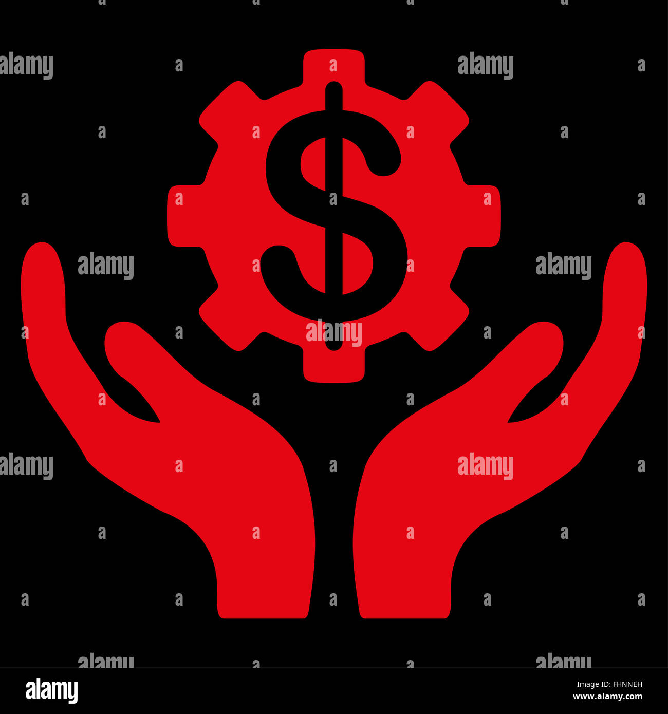 Maintenance Price Icon Stock Photo - Alamy