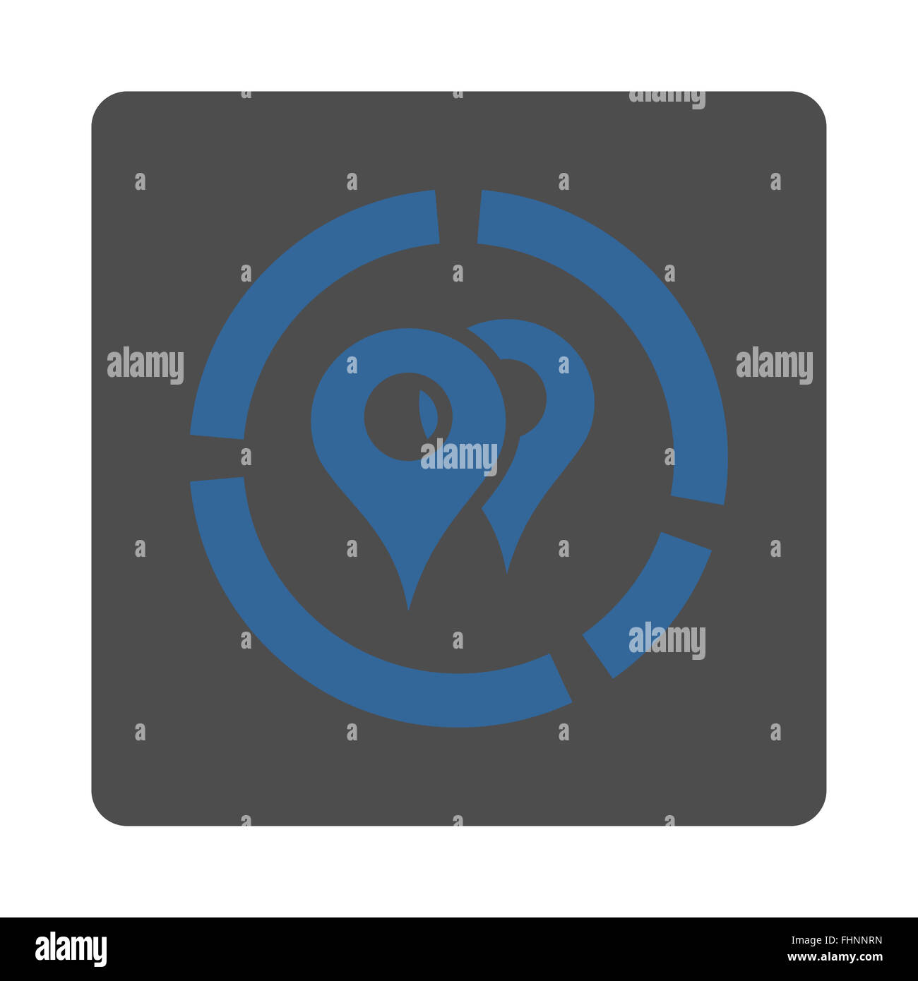 Geo Diagram Icon Stock Photo - Alamy