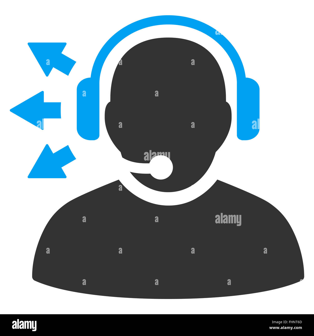 Operator Message Icon Stock Photo - Alamy