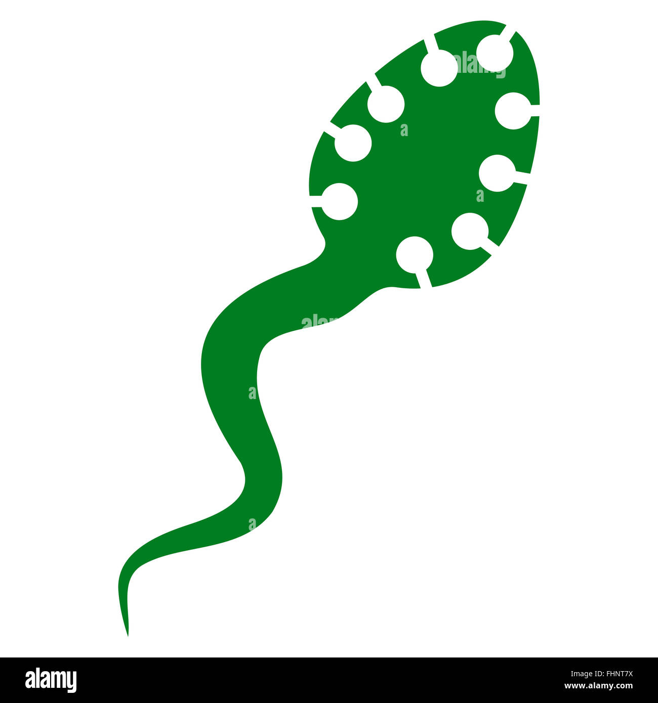 Infectious Microbe Flat Icon Stock Photo - Alamy