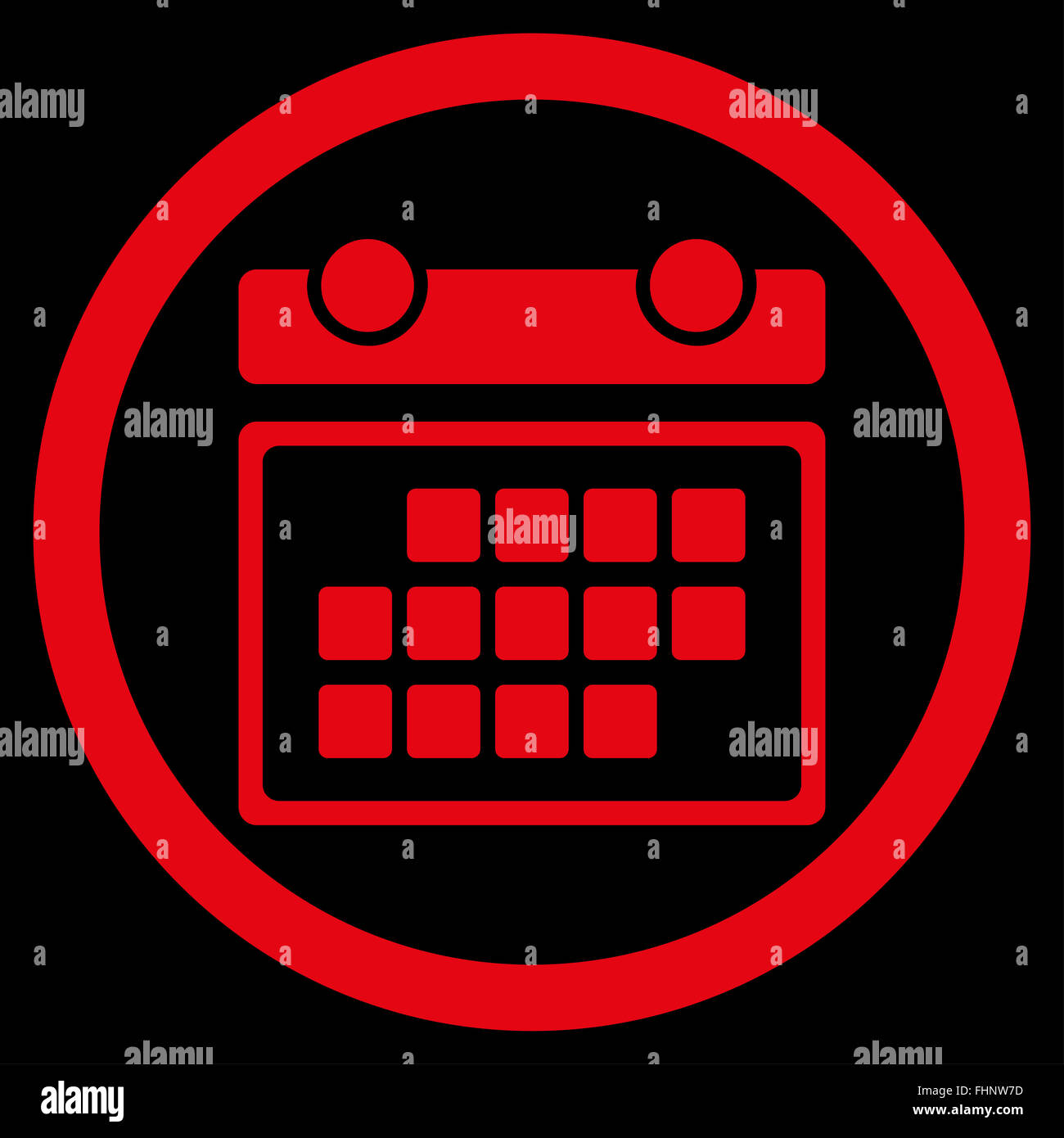Month Binder Icon Stock Photo - Alamy