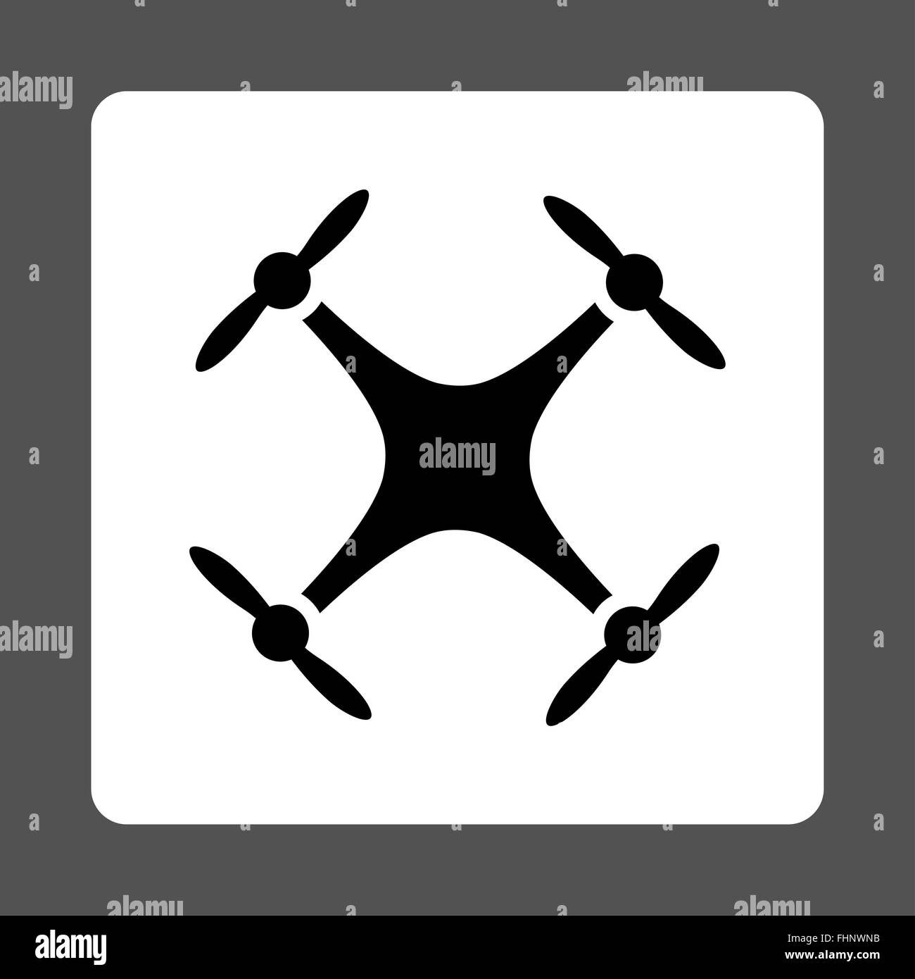 Quadcopter icon Stock Photo