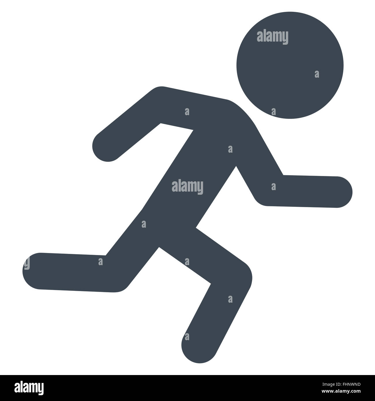 Running Male Icon Stock Photo - Alamy